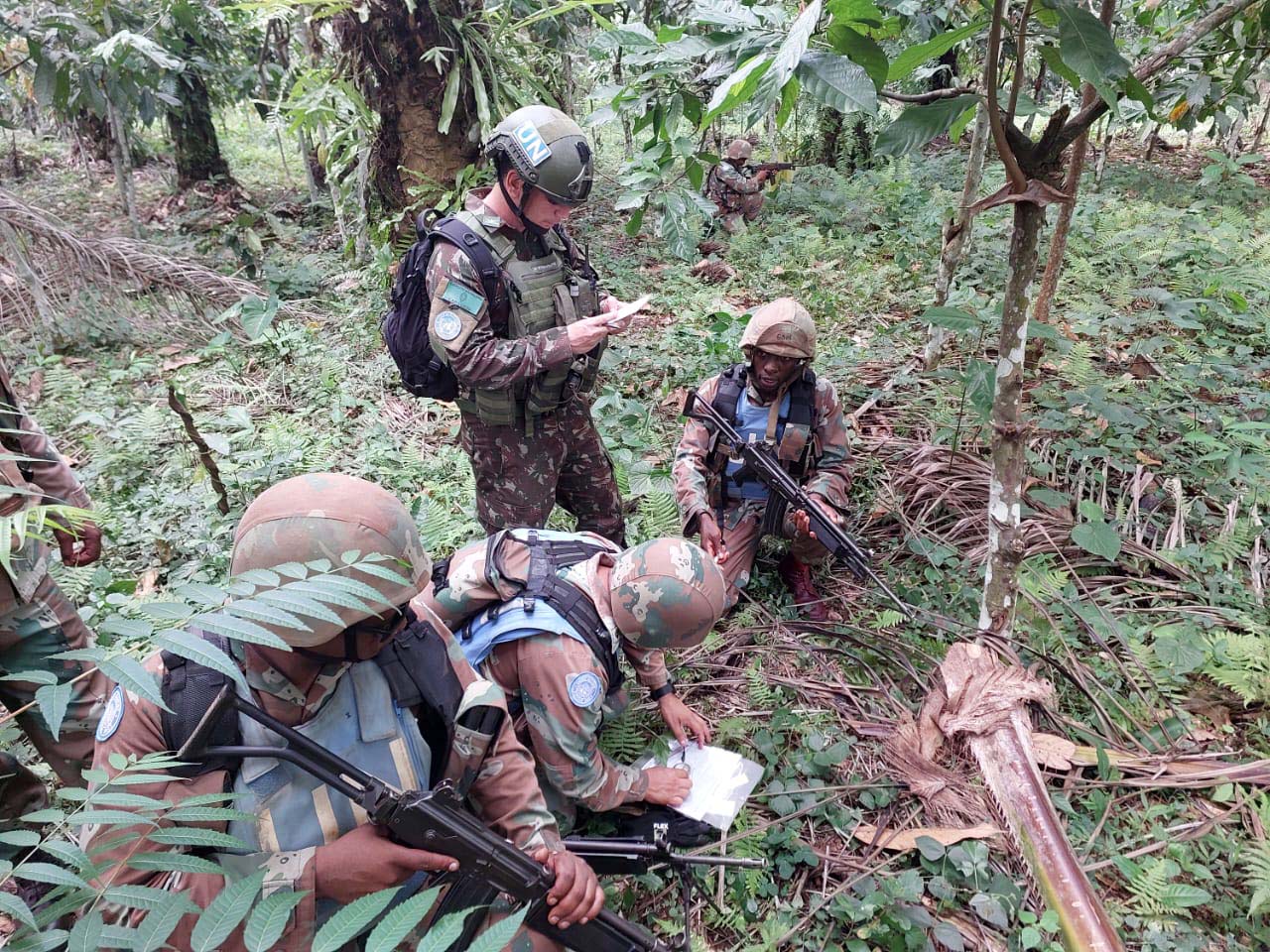 Equipe móvel em Operações na Selva capacita militares da República do Congo