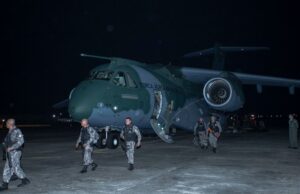 FAB transporta para Boa Vista cerca de 100 homens da Força Nacional