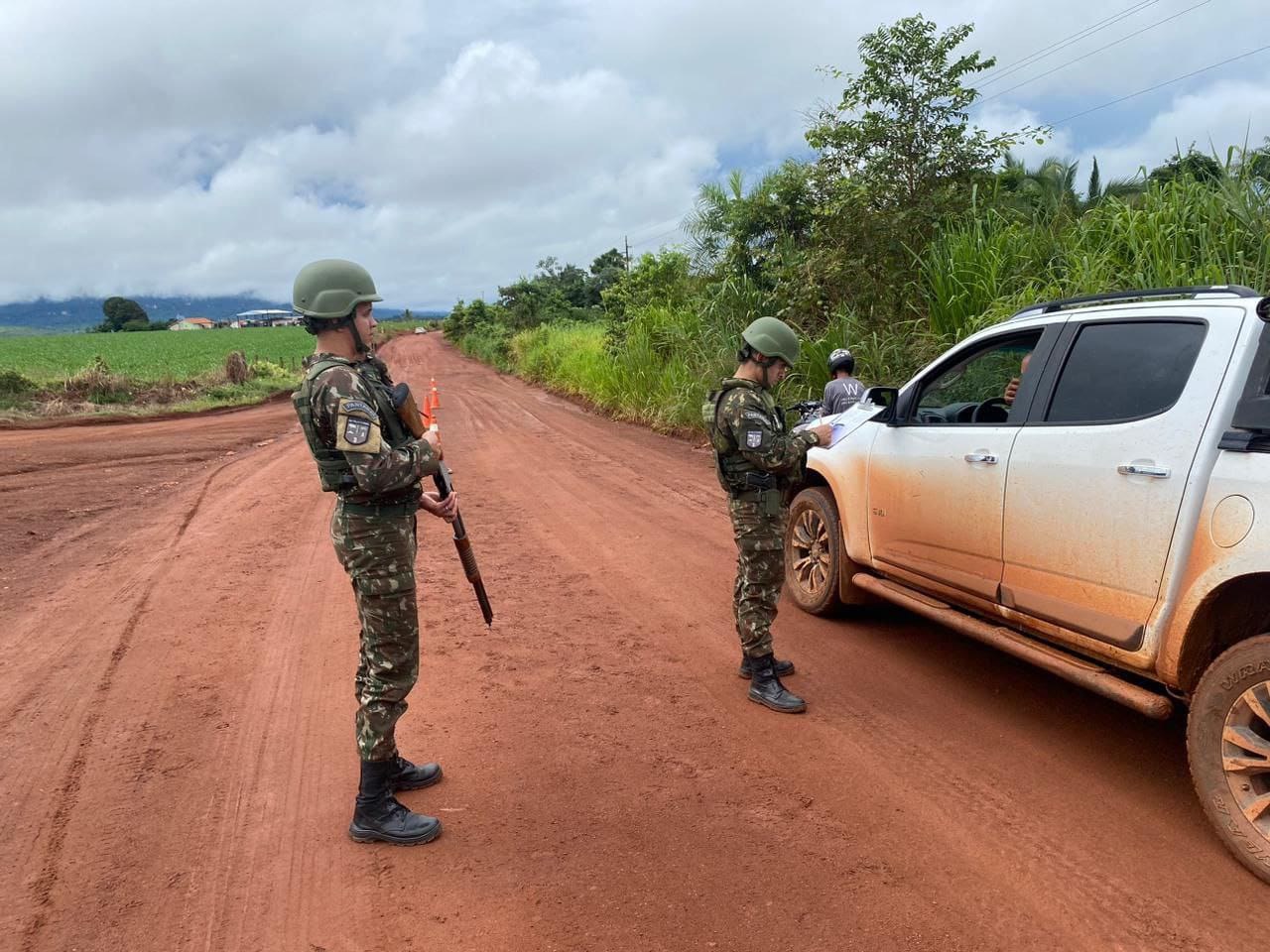 Exército participa de ação de combate a crimes na fronteira Oeste