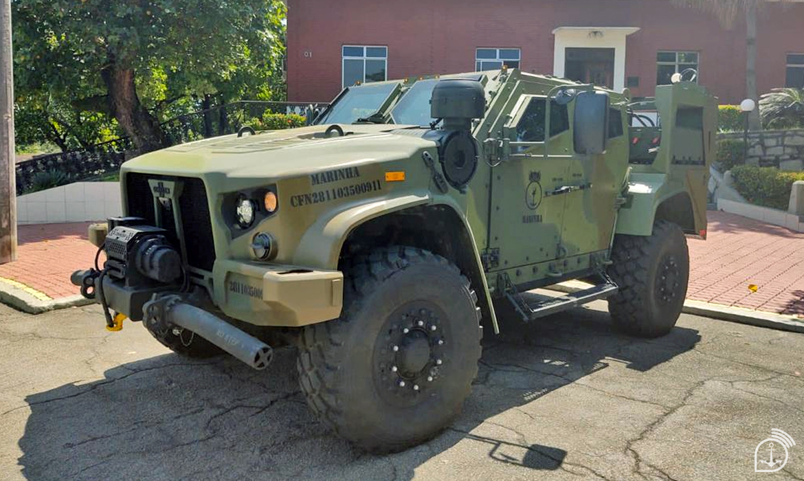 O JLTV (Joint Light Tactical Vehicle), mais novo blindado da Marinha do Brasil (MB