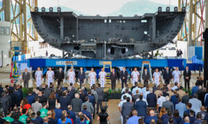 Espinha dorsal da Fragata Classe “Tamandaré" é concluída