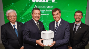 Nidec e Embraer anunciam criação de empresa para desenvolver Sistemas de Propulsão Elétrica para indústria aeroespacial