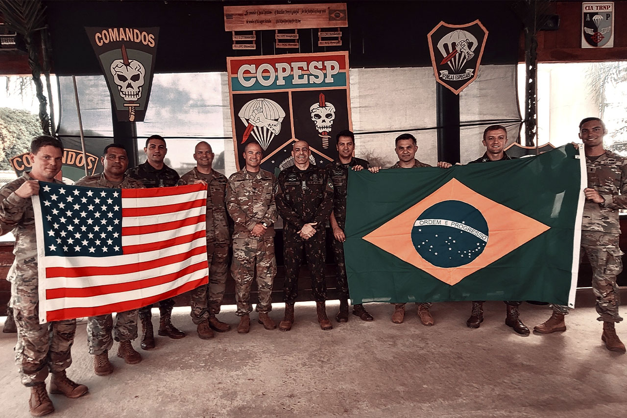 Apoio do Comando do Exército Brasileiro