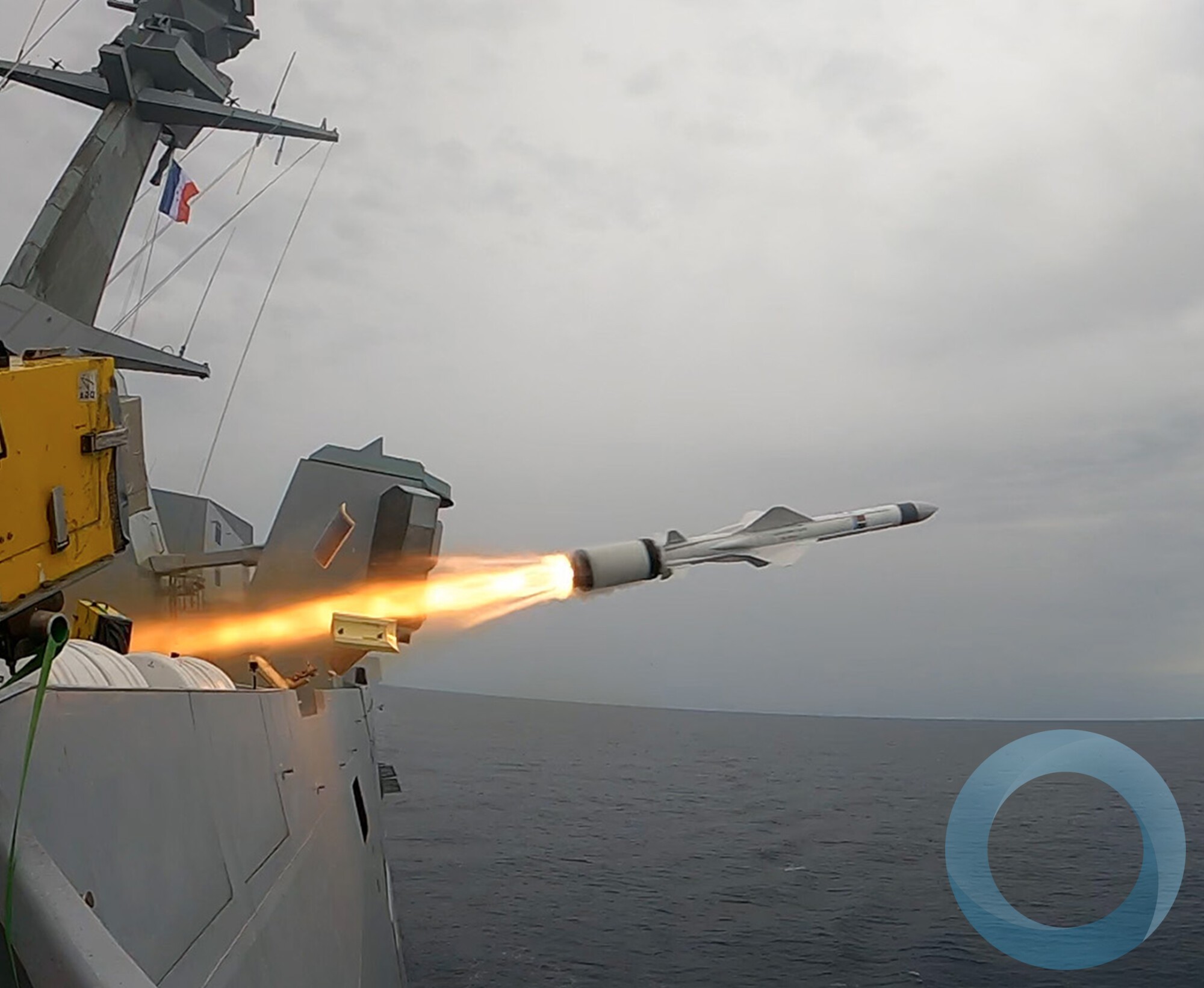 Lanzamiento exitoso desde una fragata francesa del misil Exocet de nueva generación