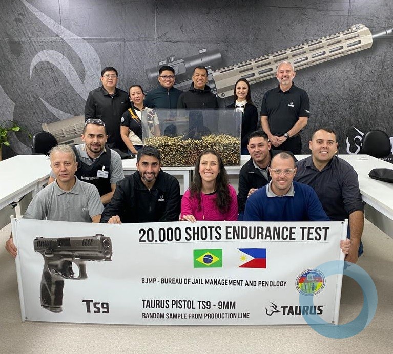El Departamento de Gestión Penitenciaria y Penitenciaria de Filipinas realiza pruebas y aprueba un gran lote de pistolas Taurus TS9