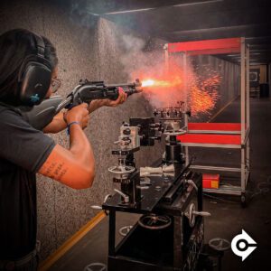 Na CATA, o público poderá ter a experiência de fazer disparos com as munições de impacto controlado mais avançadas do mercado