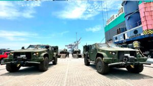 Marinha recebe novas viaturas blindadas para o Corpo de Fuzileiros Navais
