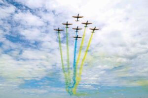 Emoção nos Céus: A passagem de Comando do Esquadrão de Demonstração Aérea