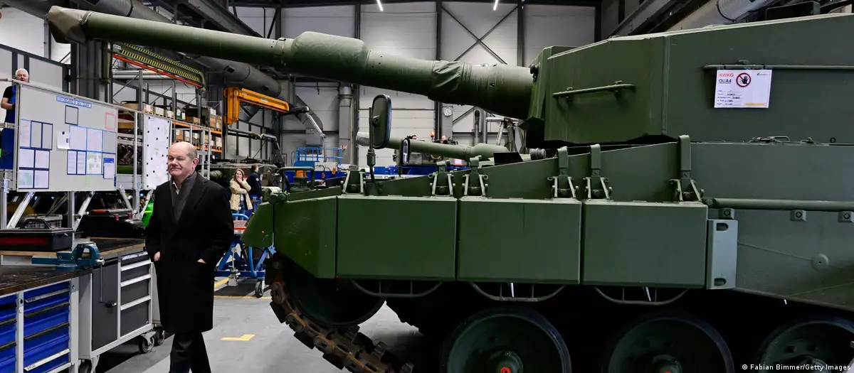 Scholz prega "produção em massa" de armamentos na Europa
