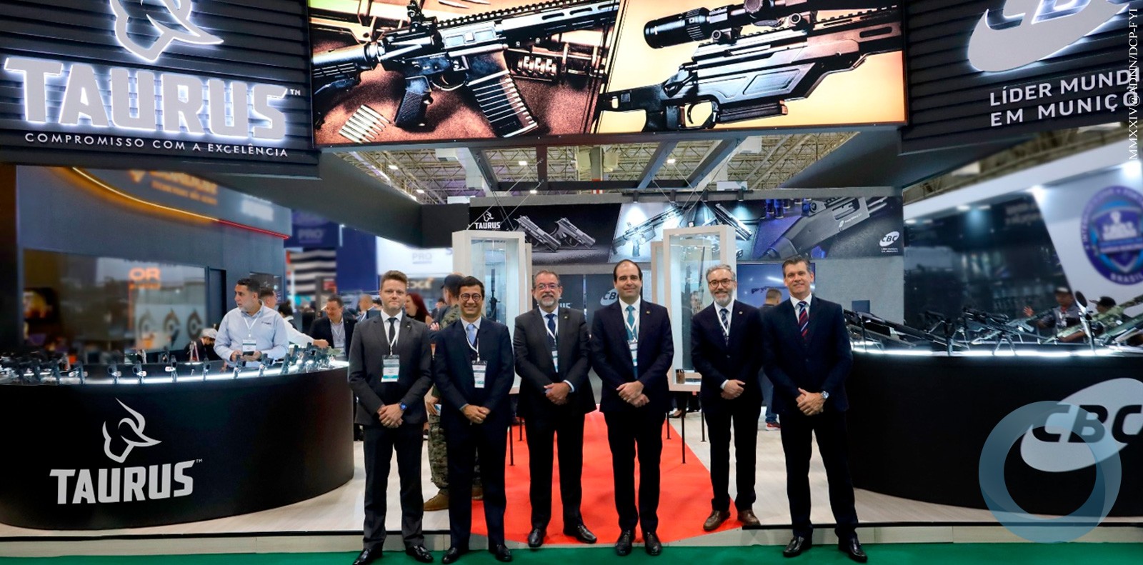 Companhia Brasileira de Cartuchos expõe mais de 190 modelos, entre munições e armas longas, e novidades na LAAD Security & Defence 2024