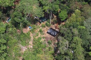 Forças Armadas e agências federais destroem helicóptero e detêm piloto em operação contra garimpo ilegal na terra indígena Yanomami