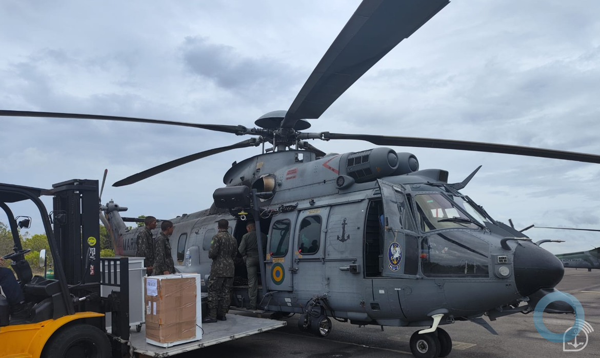 Marinha auxilia instalação de base de apoio na Terra Indígena Yanomami