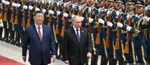 Putin busca apoio militar e financeiro na China