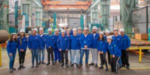 Estudantes de Engenharia Nuclear da UFRJ visitam a Nuclep pela primeira vez