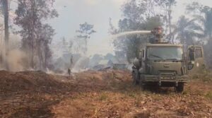 Prontidão logística e operacional no combate a incêncio