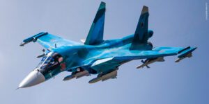 Fontes relatam que um F-16 ucraniano abateu um bombardeiro Su-34