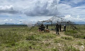 Marinha do Brasil realiza primeiro tiro de Artilharia em Itaoca (ES)