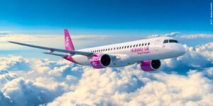 Azorra entrega o primeiro Embraer E195-E2 da Mongólia para a Hunnu Air