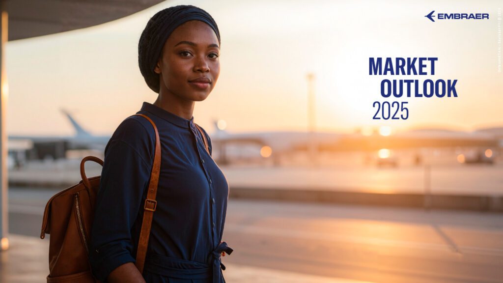 Embraer Publica Perspectivas do Mercado Global de Aeronaves Comerciais