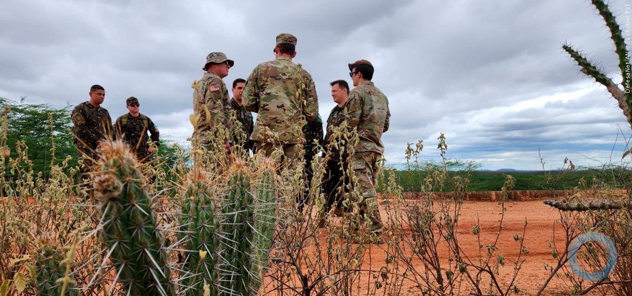 Comando Militar do Nordeste realiza reunião com o Exército dos EUA, em Petrolina