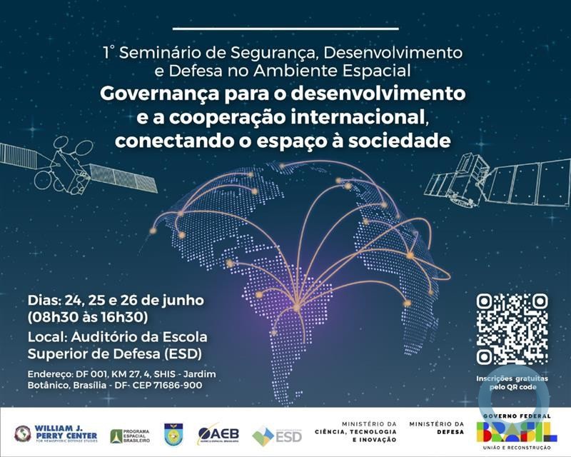 ESD realiza Seminário de Segurança, Desenvolvimento e Defesa no Ambiente Espacial