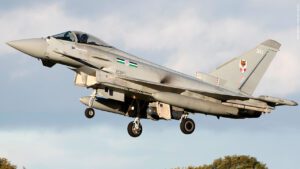 Suspenção da produção do caça Eurofighter Typhoon no Reino Unido