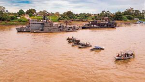 Brasil, Colômbia e Peru participam de operação inédita de controle fluvial