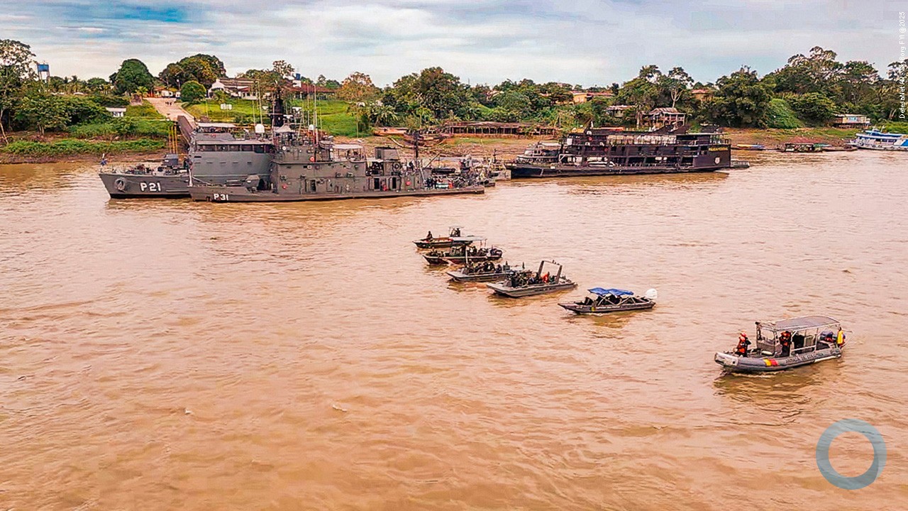 Brasil, Colômbia e Peru participam de operação inédita de controle fluvial
