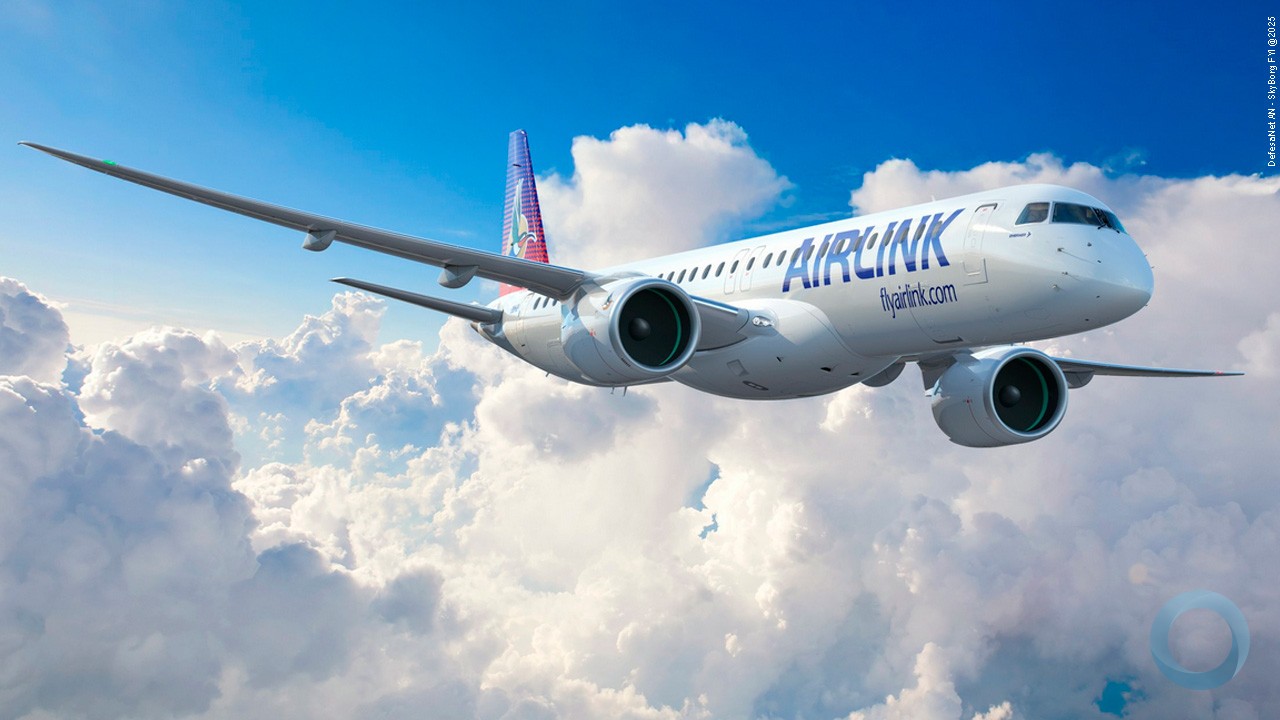 Jatos Embraer E190-E2 e E195-E2 recebem Certificação de Tipo da Autoridade de Aviação Civil da África do Sul