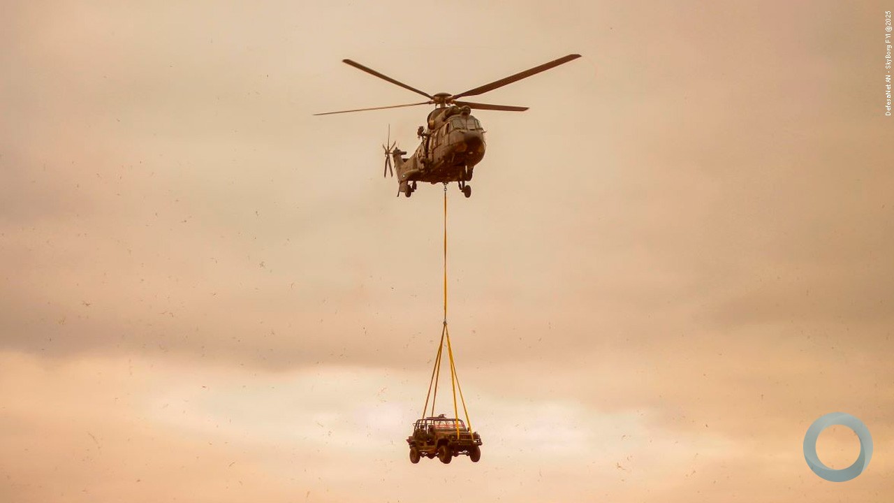 Operação Tormenta 2025: helitransporte de viaturas marca adestramento aeromóvel em Valença