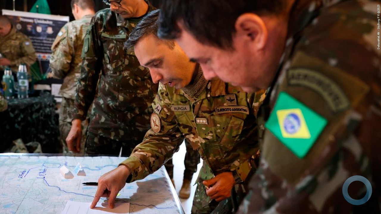 Brasil e Argentina reforçam prontidão com exercício combinado em Santa Maria (RS)