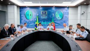 Estado-Maior da Aeronáutica recebe comitiva do Estado-Maior da Força Aérea Portuguesa