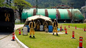 Exército participa de exercício de resposta à emergência nuclear em Angra dos Reis