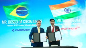 Embraer e o Grupo Mahindra firmam aliança estratégica para introduzir o C-390 Millennium na Índia