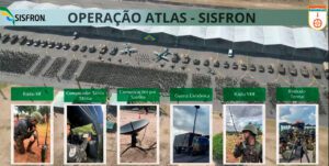 Forças brasileiras empregam recursos do SISFRON na Operação Atlas