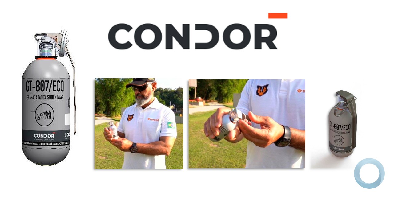 Condor apresenta nova granada tática GT-807/ECO durante a COP Internacional 2025
