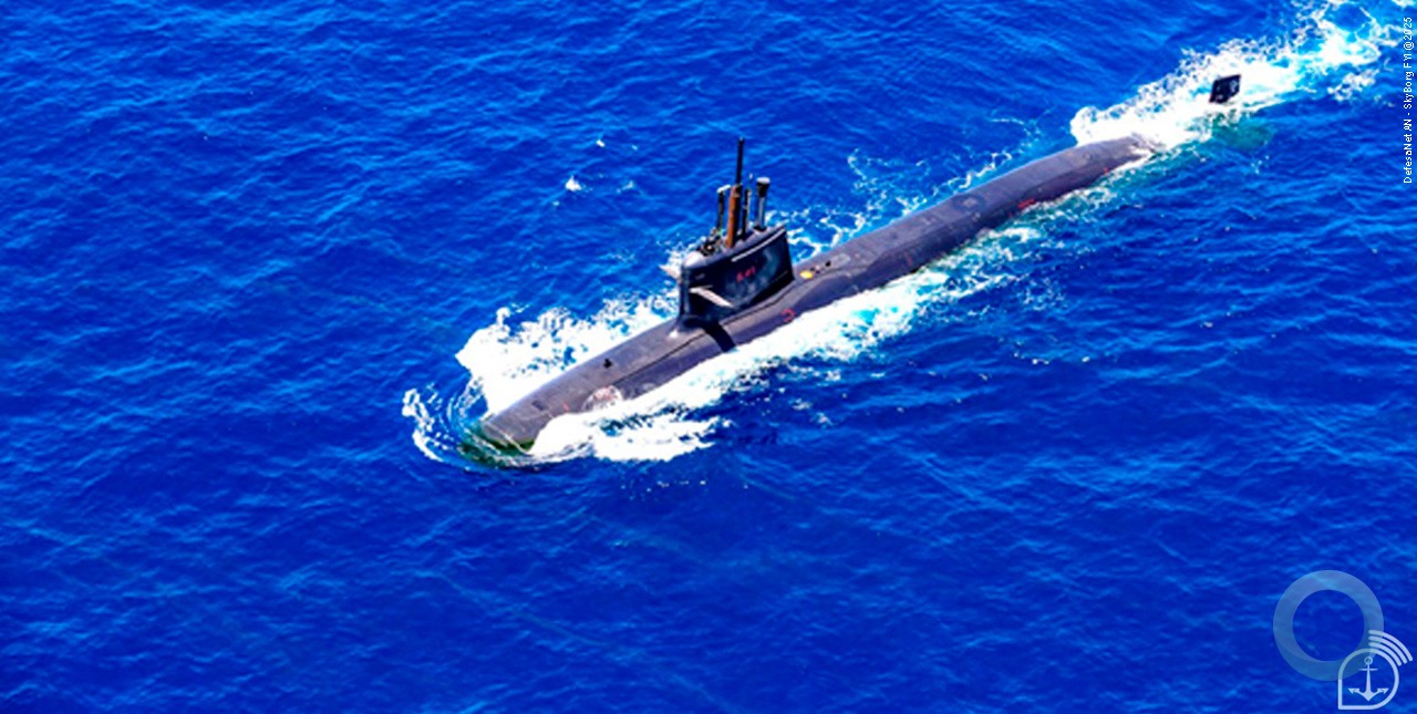 Submarino “Humaitá” realiza operação inédita na margem equatorial durante a Operação “Atlas 2025”