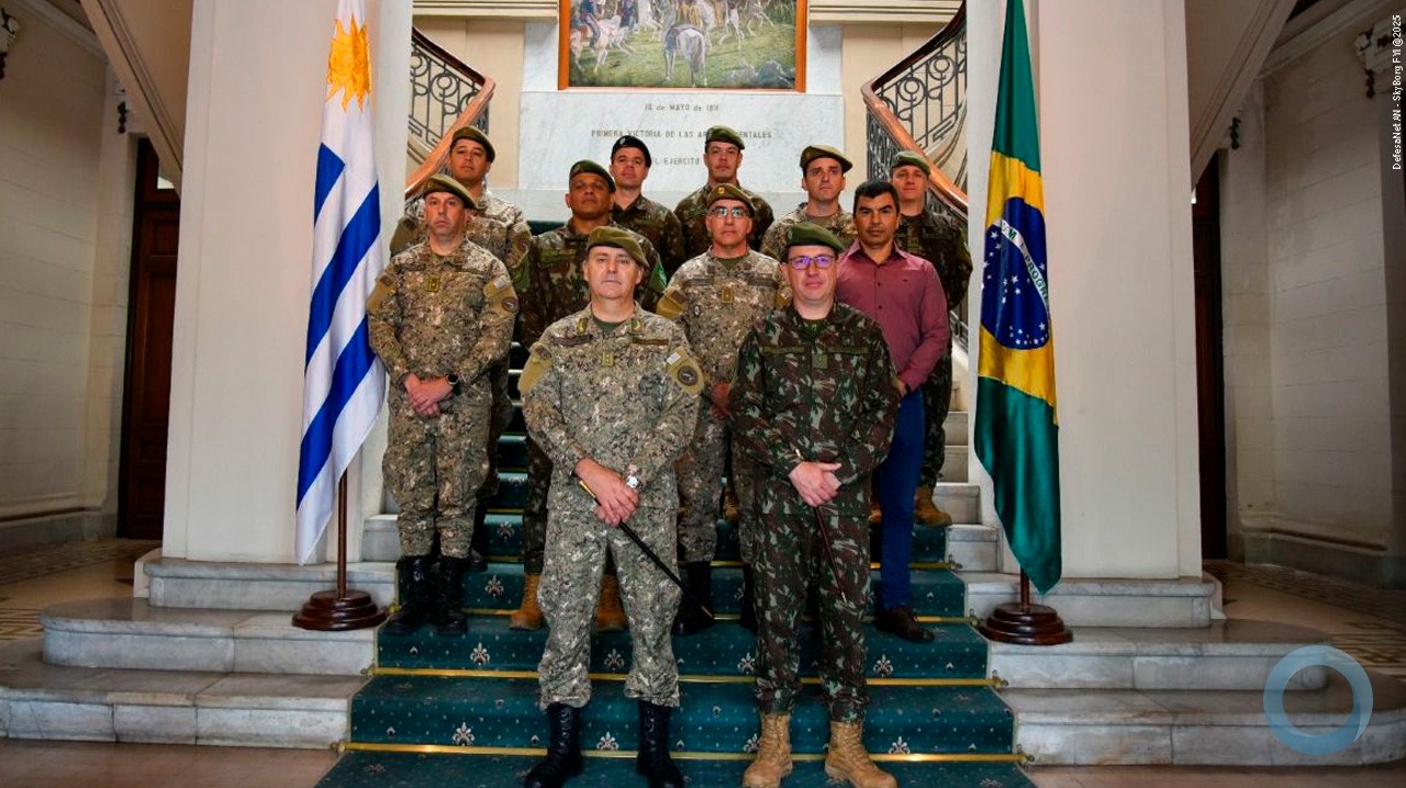 Exércitos Brasileiro e Uruguaio alinham diretrizes para exercício militar combinado em 2027