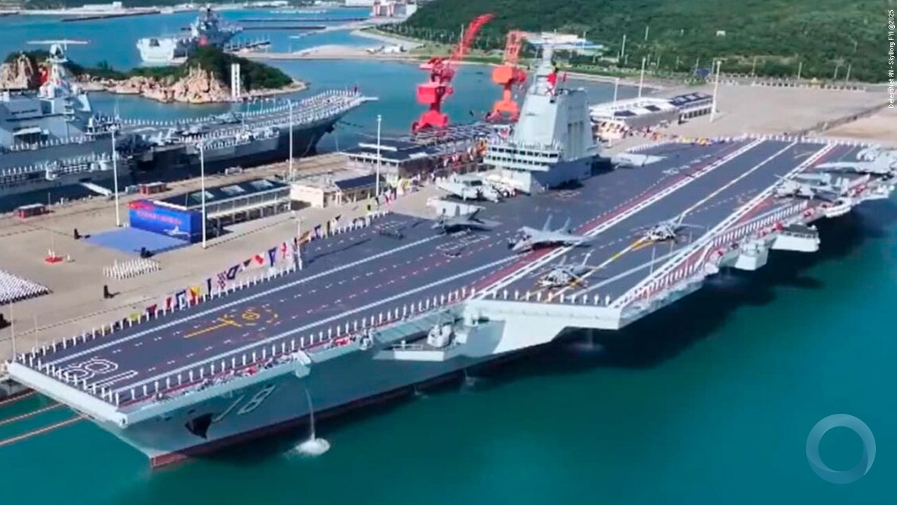 China inaugura o porta-aviões Fujian e busca alterar o equilíbrio estratégico no Pacífico