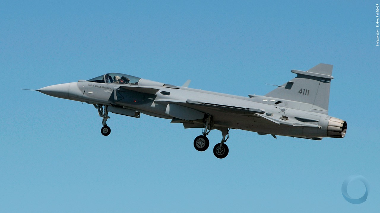 Saab entrega mais um F-39E Gripen à Força Aérea Brasileira