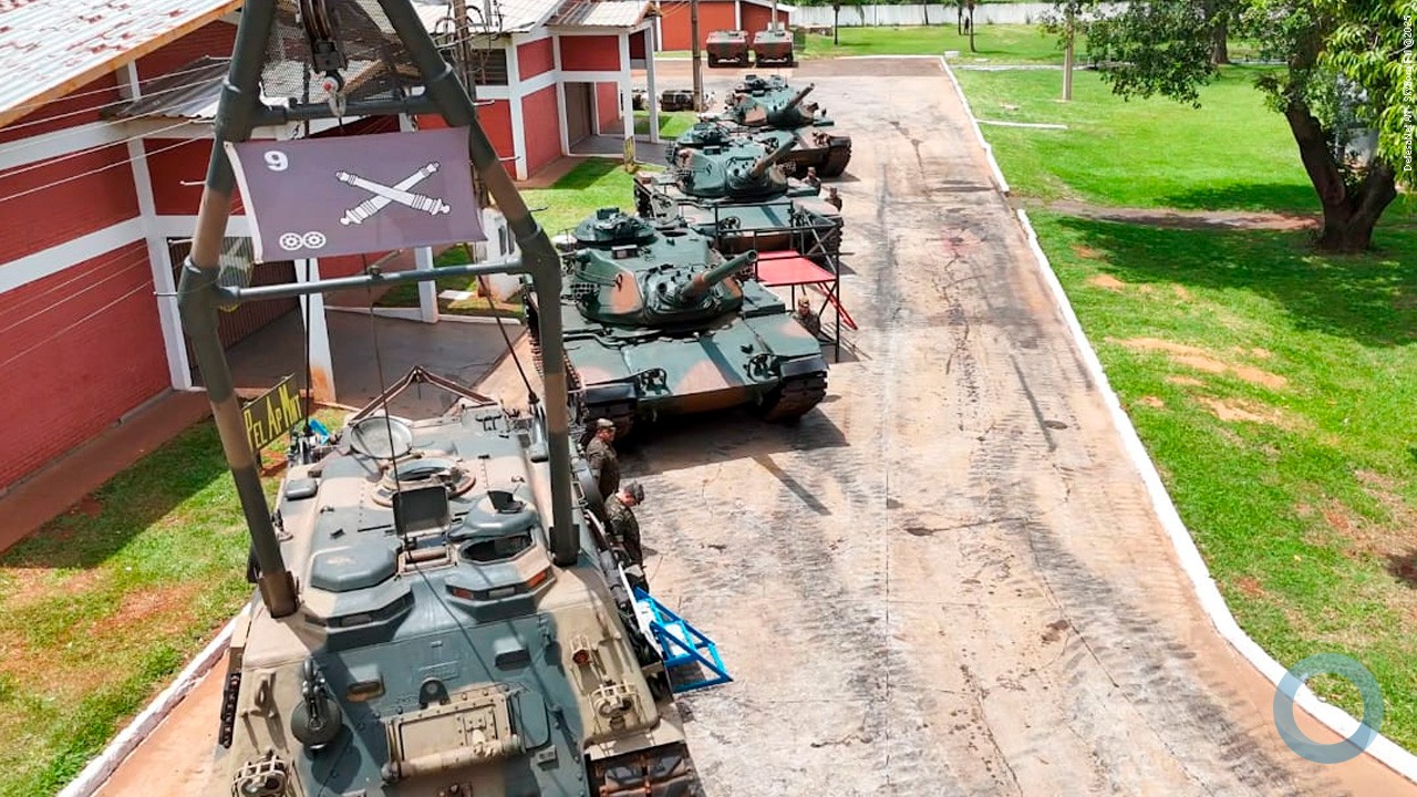 Comando Militar do Oeste eleva os índices de desempenho operacional dos meios blindados do Exército Brasileiro