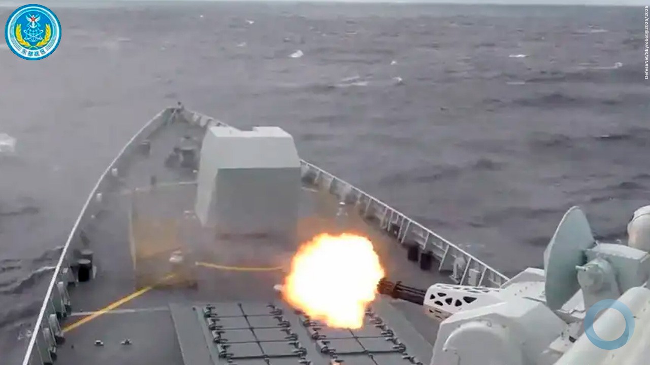 China simula bloqueio de Taiwan em megaexercício militar