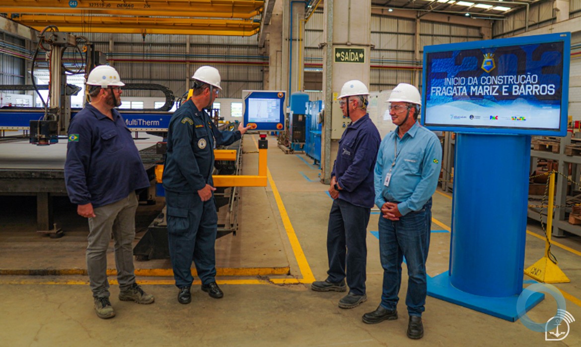 Marinha inicia construção da quarta fragata da Classe "Tamandaré"