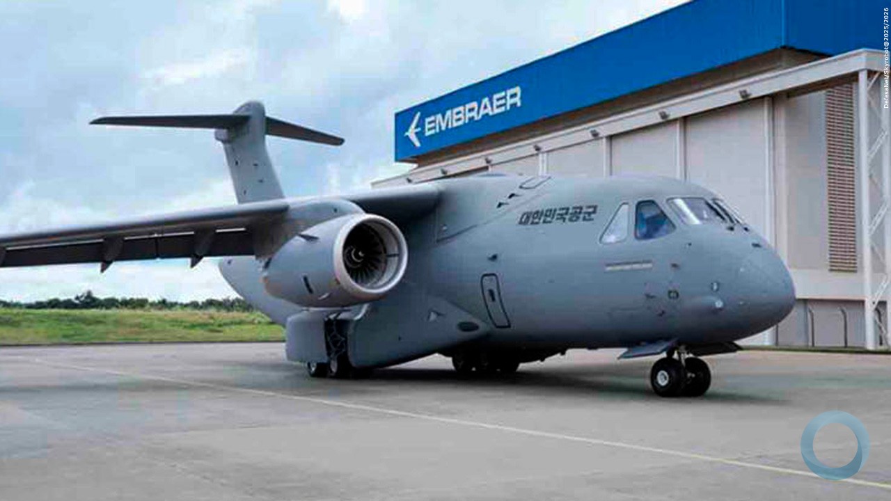 Embraer apresenta o primeiro C-390 Millennium da Força Aérea da República da Coreia