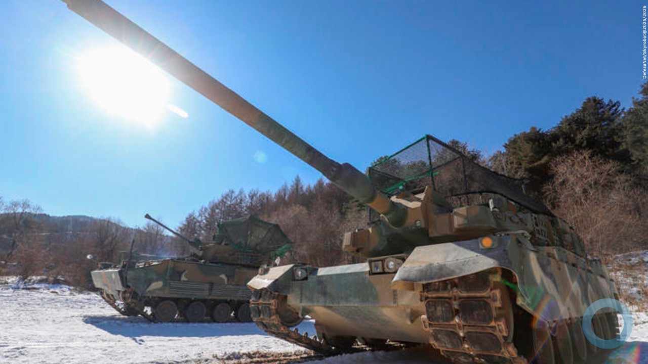 Coreia do Sul incorpora redes antidrone a blindados de primeira linha: adaptação de guerra na era dos UAVs