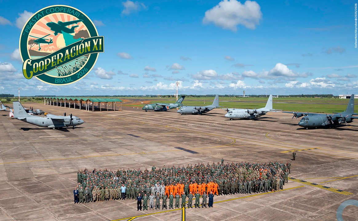 FAB inicia Exercício Cooperación, realizado pela primeira vez no Brasil