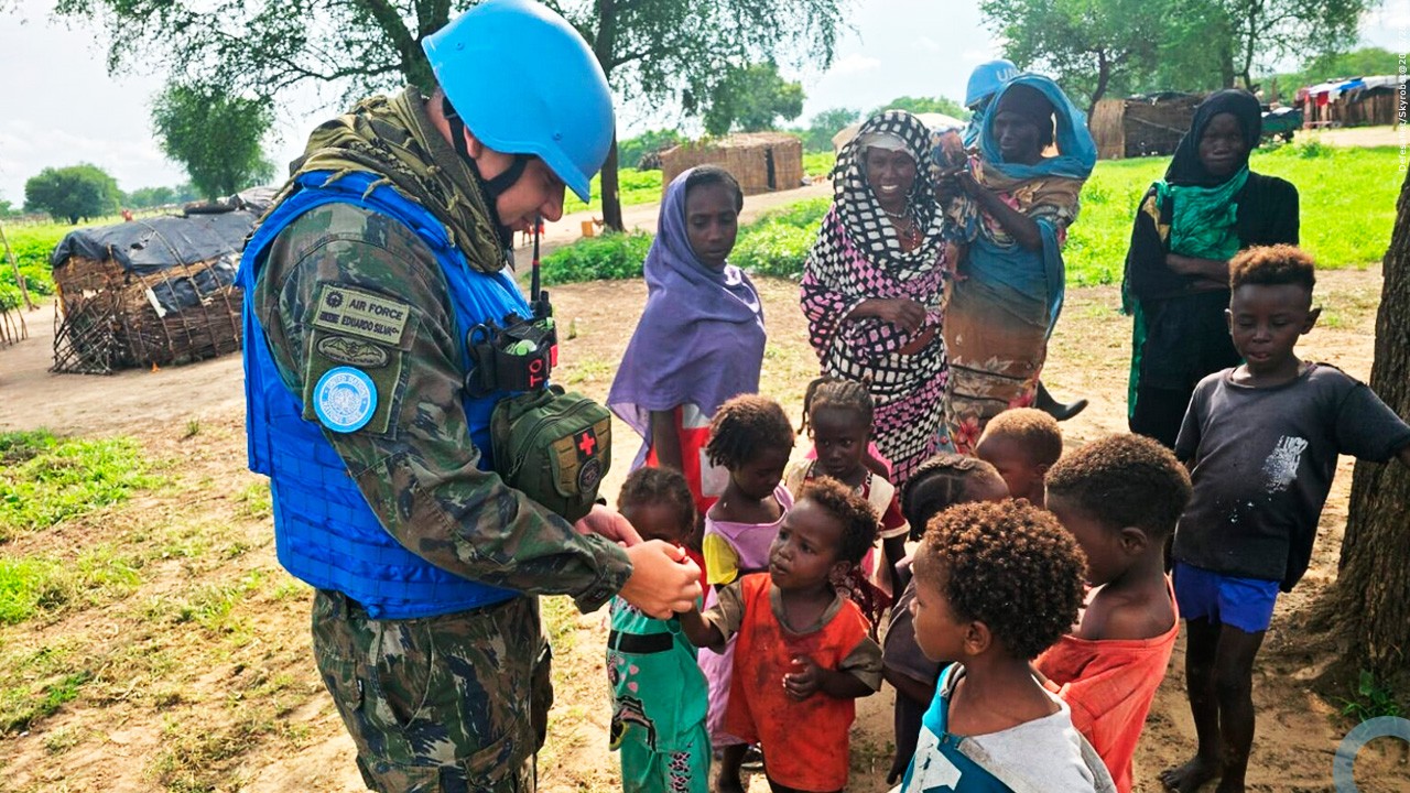 FAB lidera iniciativas com drones em missão de paz da ONU em área de conflito