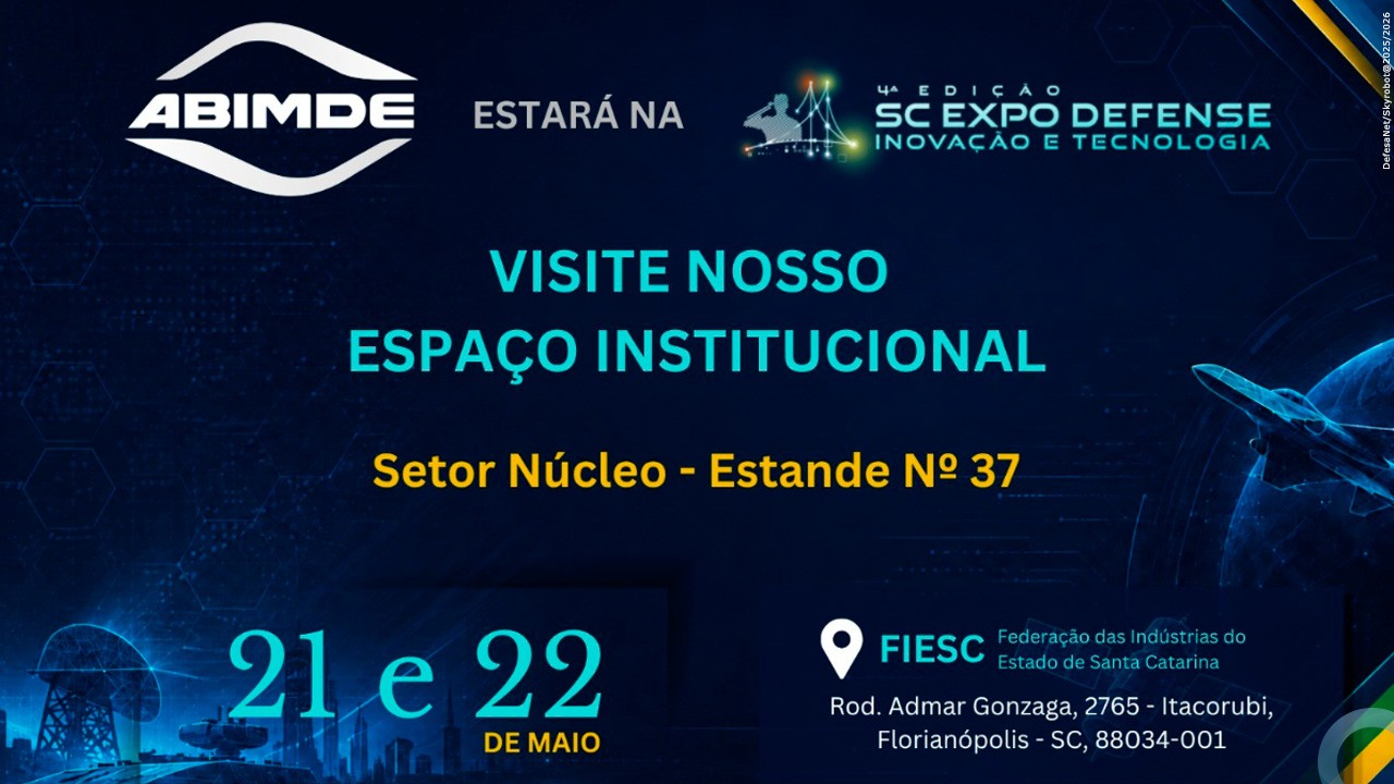 ABIMDE participa da SC Expo Defense 2026 com estande institucional em Florianópolis