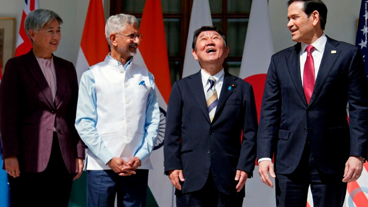 Os ministros das Relações Exteriores dos países do Quad se reuniram em Nova Délhi