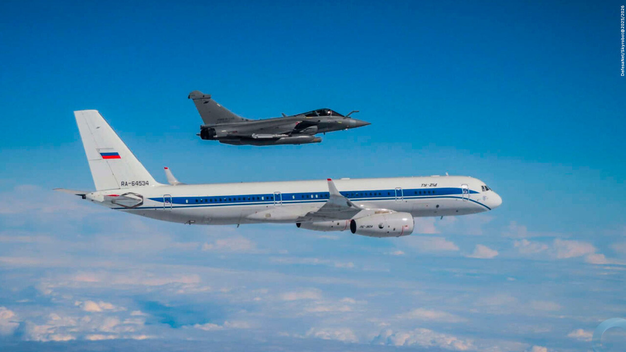 Caças Rafale interceptam aeronave ligada ao FSB e expõem a disputa silenciosa nos céus do Báltico